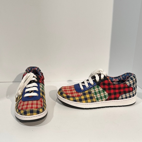 Irregular Choice Shoes - Irregular Choice Plaid Tennis Shoes